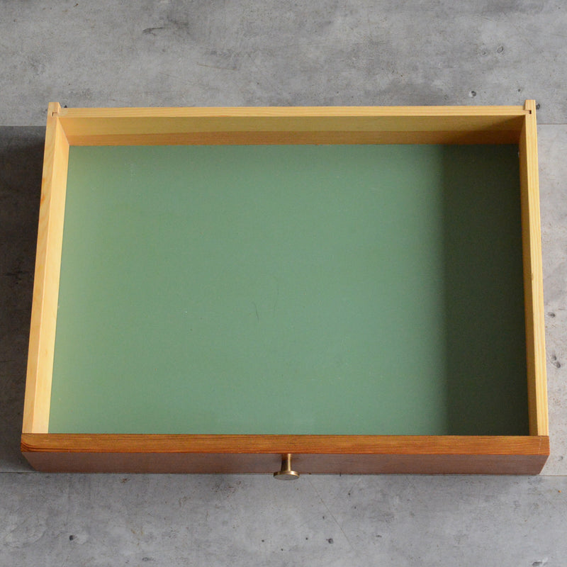 スウェーデンヴィンテージ　チーク スモールチェスト/サイドテーブルP-3