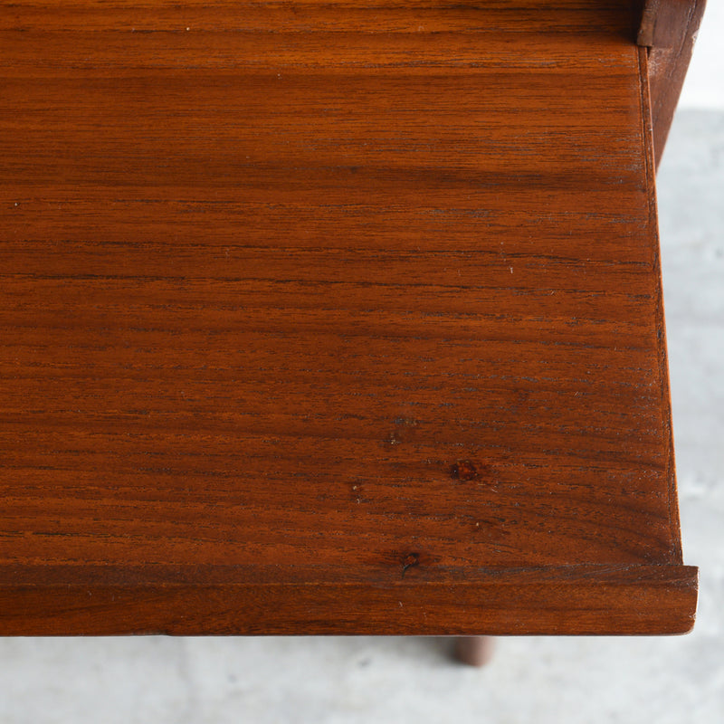 デンマークヴィンテージ　チーク ビューロー 10