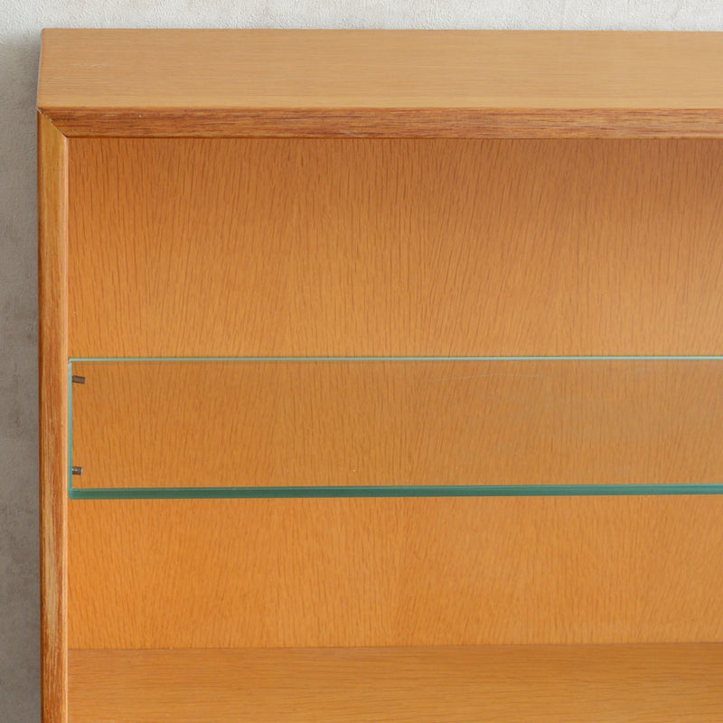 デンマーク オーク ガラスキャビネット 5-19 (オイル仕上）