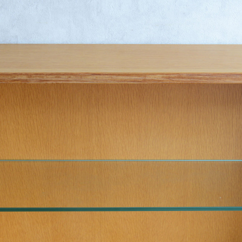 デンマーク オーク ガラスキャビネット 5-19 (オイル仕上）