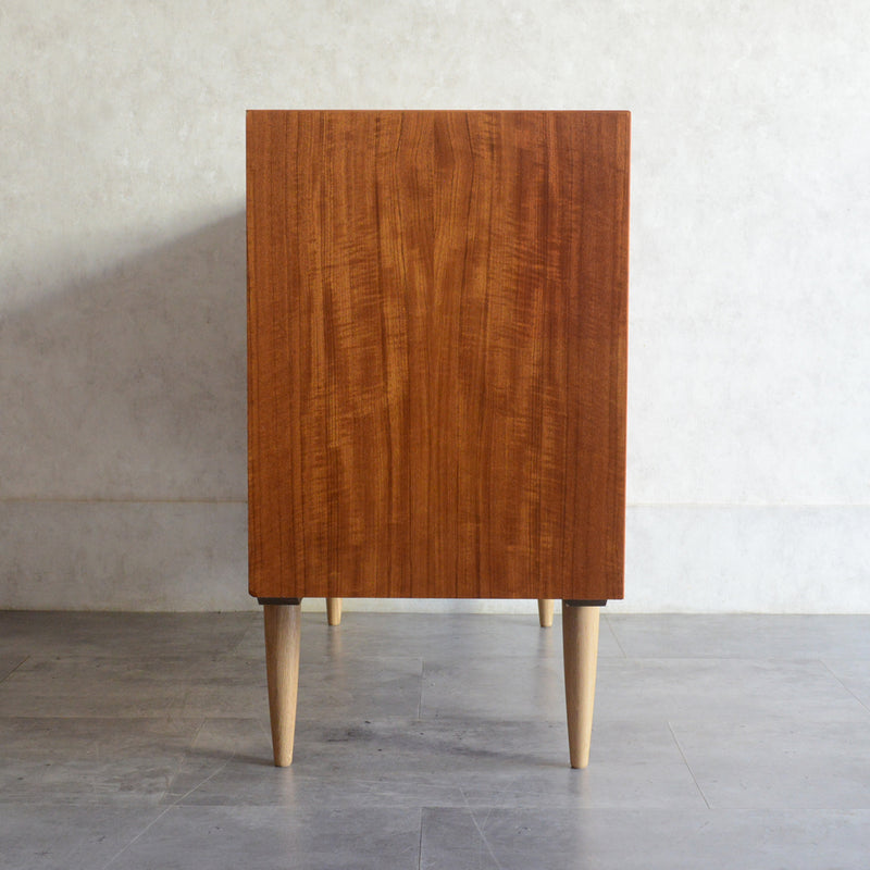 デンマークヴィンテージ 　抽斗付 チークキャビネット  5-152