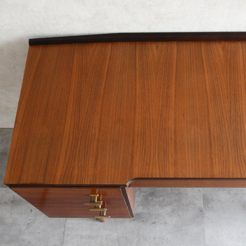 Meredew メレデュ  ウオルナットデスク18(天板剝離再塗装済）