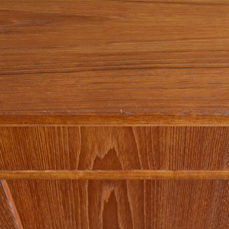 デンマークヴィンテージ 　抽斗付 チークキャビネット  5-152