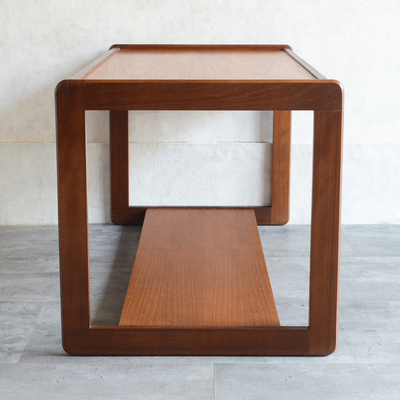 Myer メイヤー　チーク ローテーブル 29 (天板剥離再塗装済)