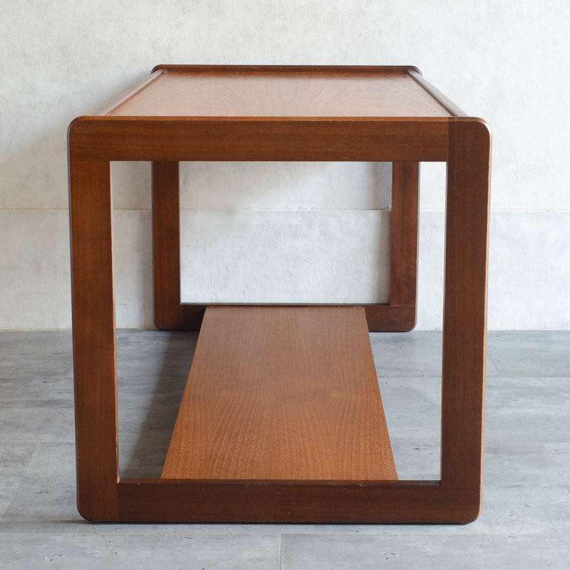 Myer メイヤー　チーク ローテーブル 29 (天板剥離再塗装済)