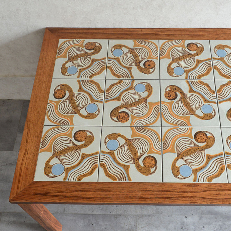 デンマーク タイルトップ センターテーブル 5-18