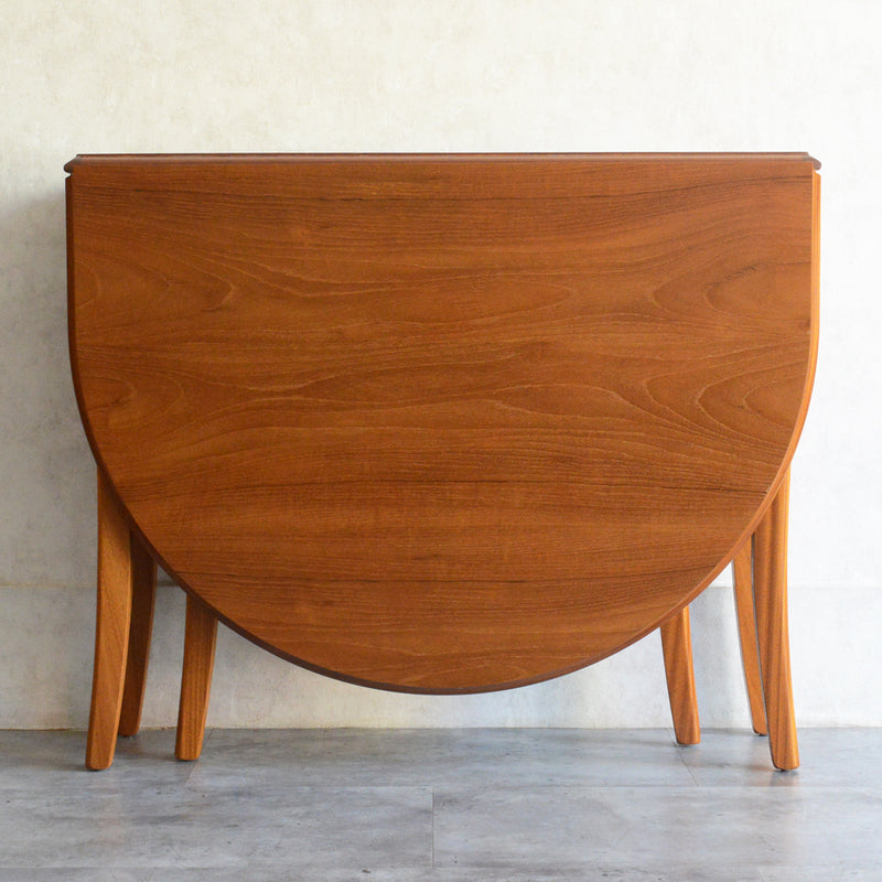 ミッドセンチュリー ゲートレッグ ダイニングテーブル 43(オーバル）