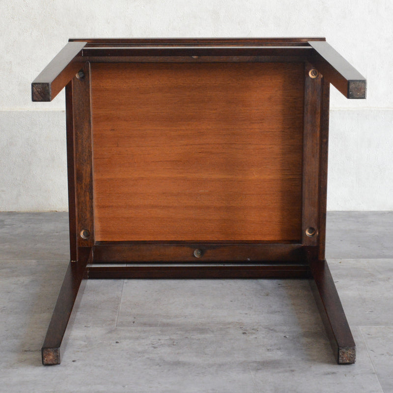 デンマーク ヴィンテージ タイルトップ サイドテーブル6-22(ローズウッド）