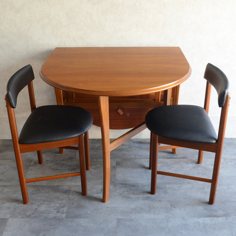 ミッドセンチュリー ゲートレッグ ダイニングテーブル 43(オーバル）