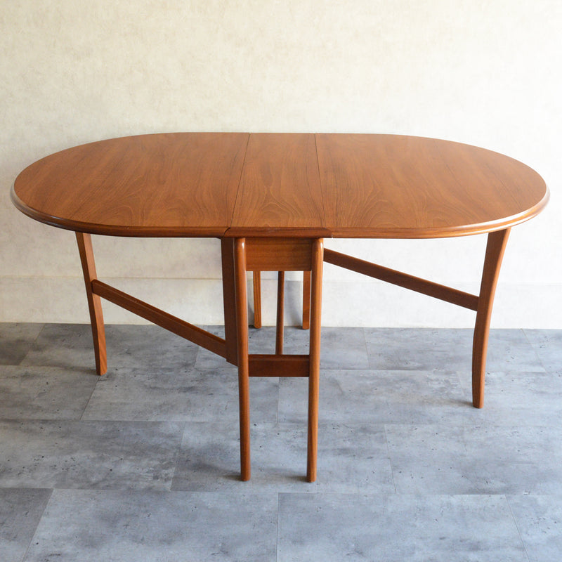 ミッドセンチュリー ゲートレッグ ダイニングテーブル 43(オーバル）