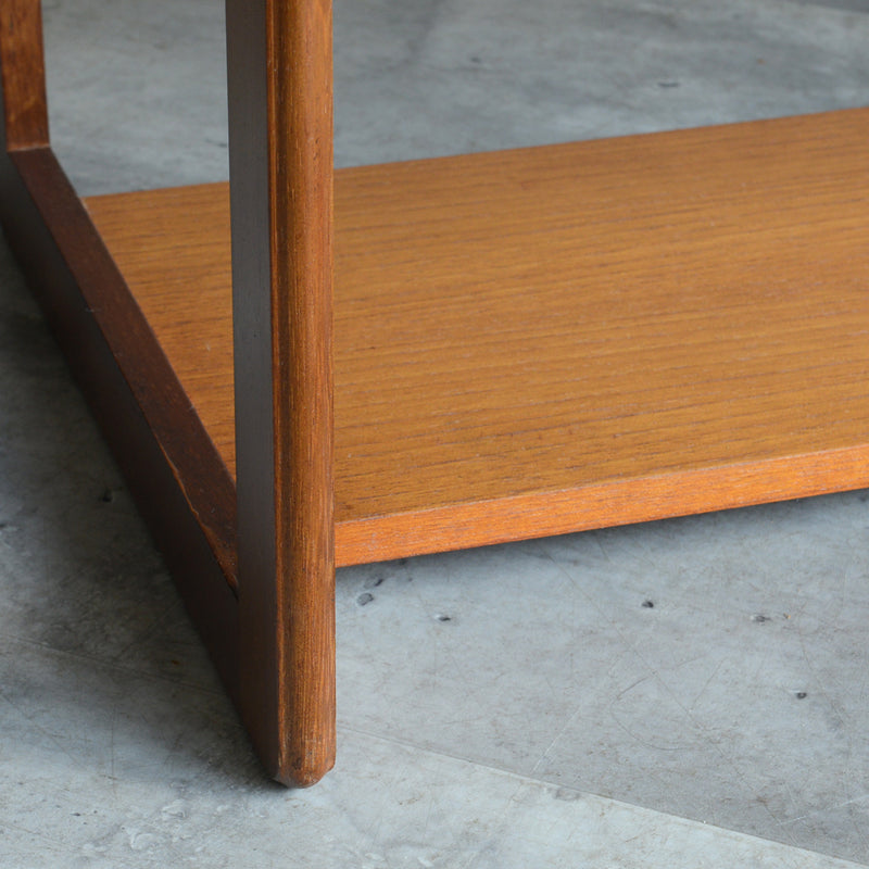 Myer メイヤー　チーク ローテーブル 29 (天板剥離再塗装済)