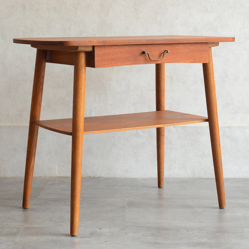 デンマーク ヴィンテージ　1段チェスト/サイドテーブル5-48(ウッドオイル仕上）