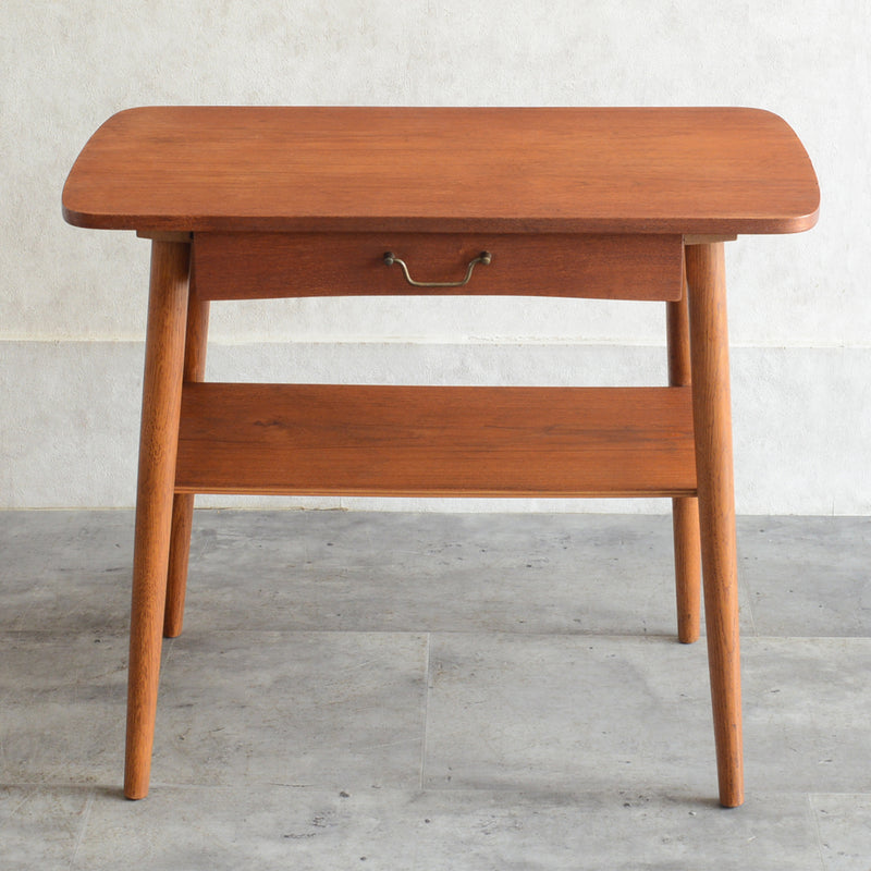 デンマーク ヴィンテージ　1段チェスト/サイドテーブル5-48(ウッドオイル仕上）