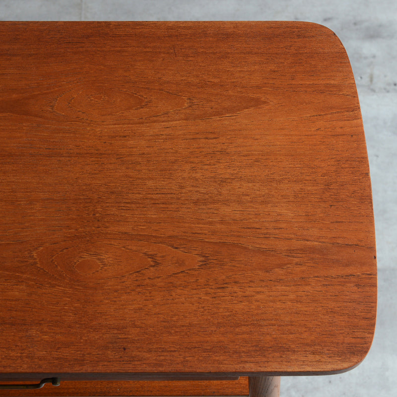 デンマーク ヴィンテージ　1段チェスト/サイドテーブル5-48(ウッドオイル仕上）