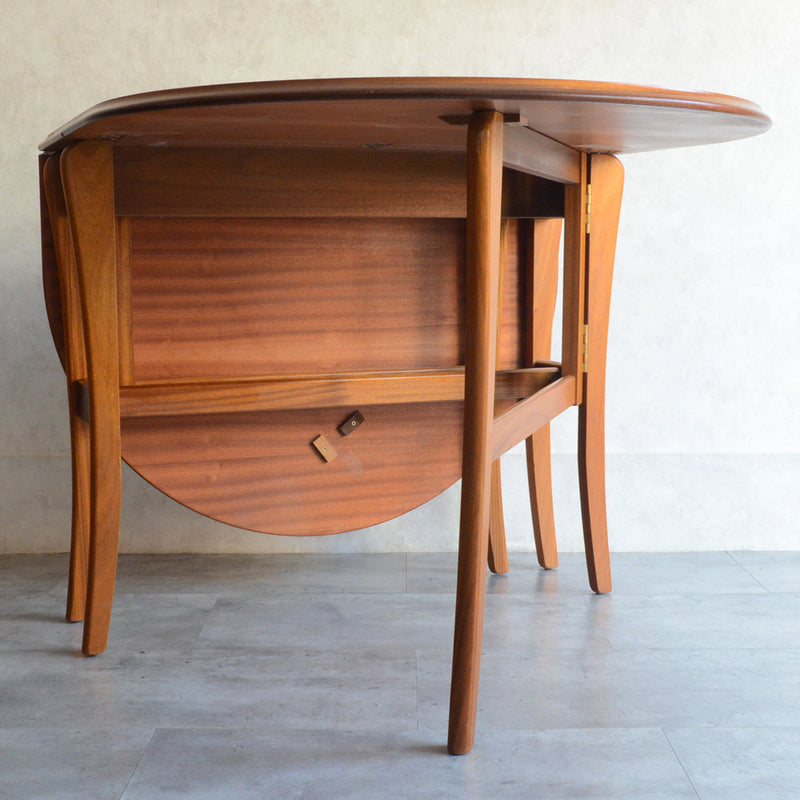 ミッドセンチュリー ゲートレッグ ダイニングテーブル 43(オーバル）