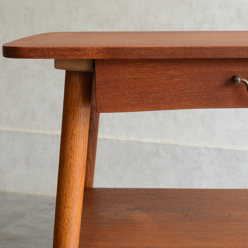 デンマーク ヴィンテージ　1段チェスト/サイドテーブル5-48(ウッドオイル仕上）