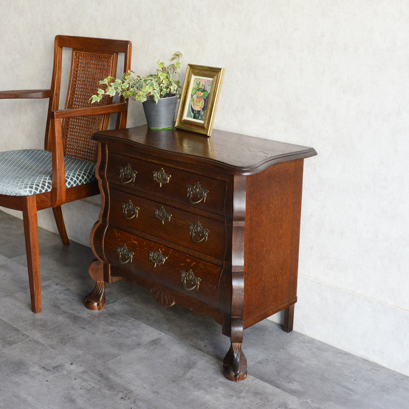 ベルギー クラシック オーク 3段チェスト 05