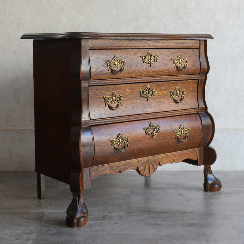 ベルギー クラシック オーク 3段チェスト 05