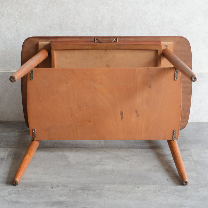 デンマーク ヴィンテージ　1段チェスト/サイドテーブル5-48(ウッドオイル仕上）