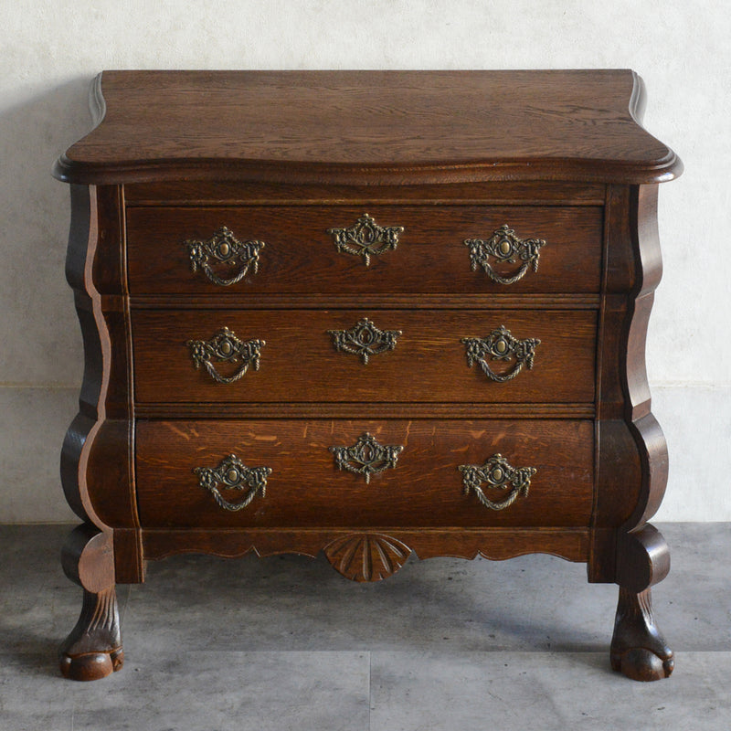 ベルギー クラシック オーク 3段チェスト 05