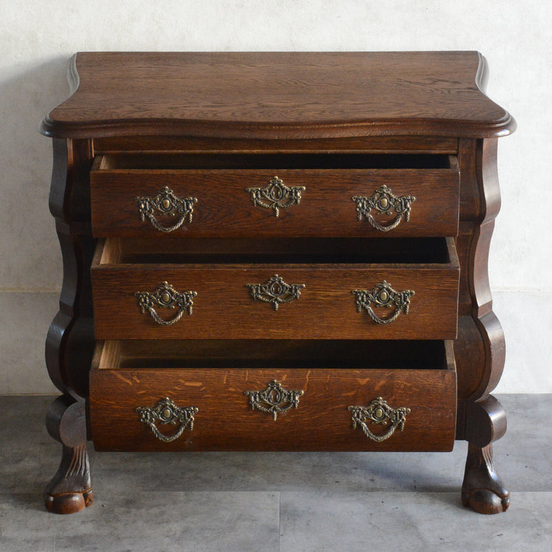 ベルギー クラシック オーク 3段チェスト 05