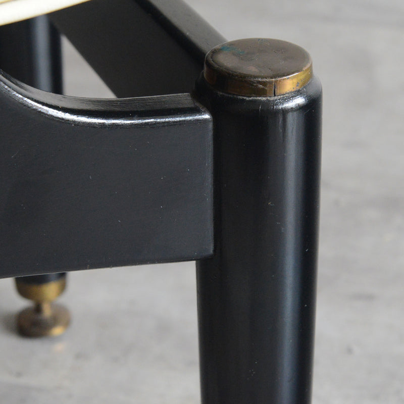 G-PLAN ジープラン  スツール/オットマン01（張替済アイボリーレザー）