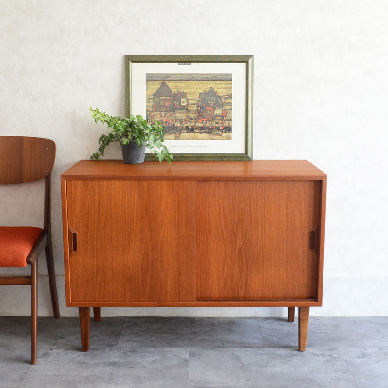デンマーク ヴィンテージ Sven Ellekaer  チークサイドボード 5-138