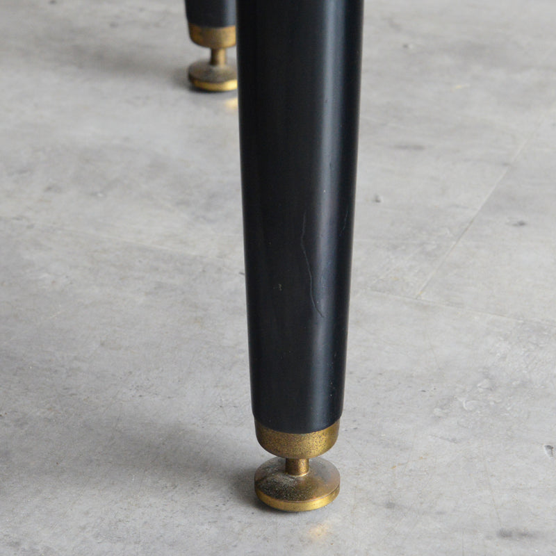 G-PLAN ジープラン  スツール/オットマン01（張替済アイボリーレザー）