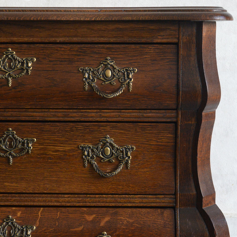 ベルギー クラシック オーク 3段チェスト 05