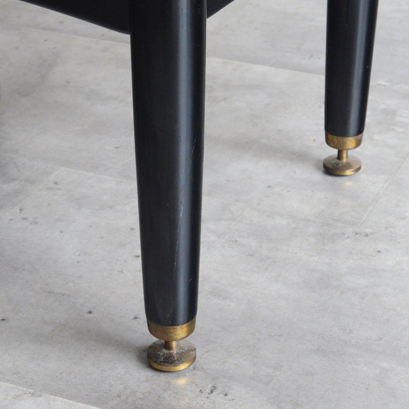 G-PLAN ジープラン  スツール/オットマン01（張替済アイボリーレザー）