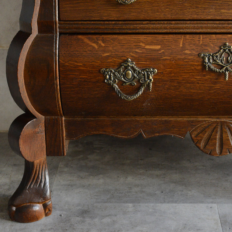 ベルギー クラシック オーク 3段チェスト 05