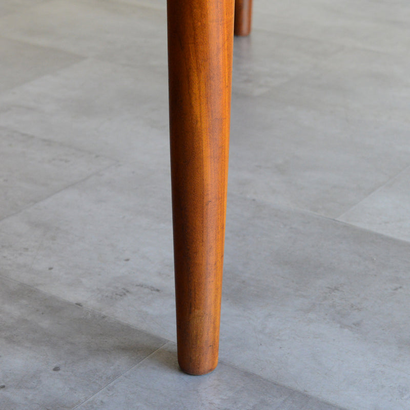 N様見学予約商品　Meredew(メレデュー）エクステンション ラウンド ダイニングテーブル 05(天板剥離再塗装済）