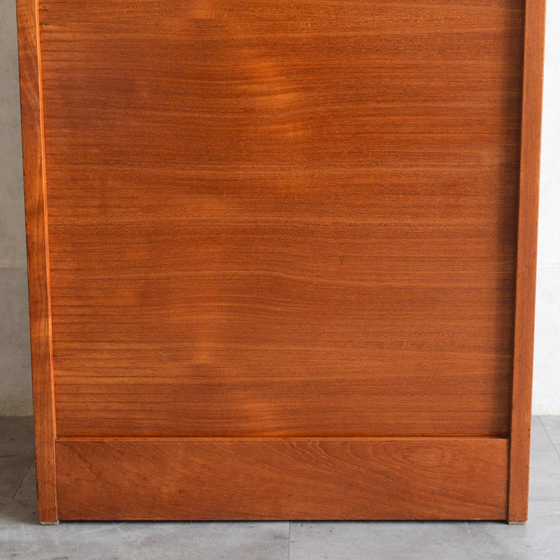 デンマークヴィンテージ  ロールアップファイルキャビネット6-82(鍵付）