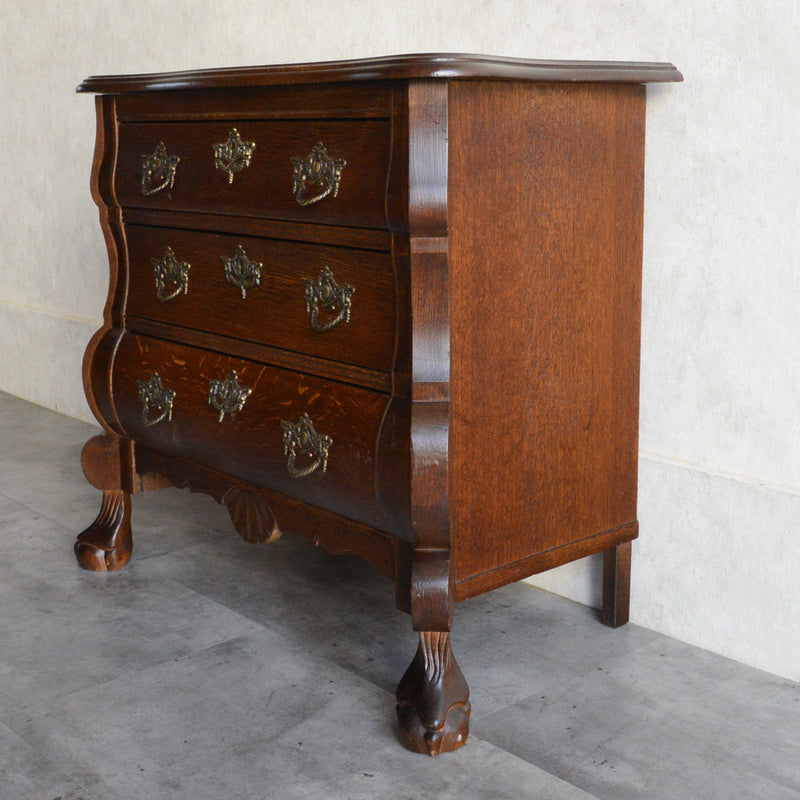 ベルギー クラシック オーク 3段チェスト 05