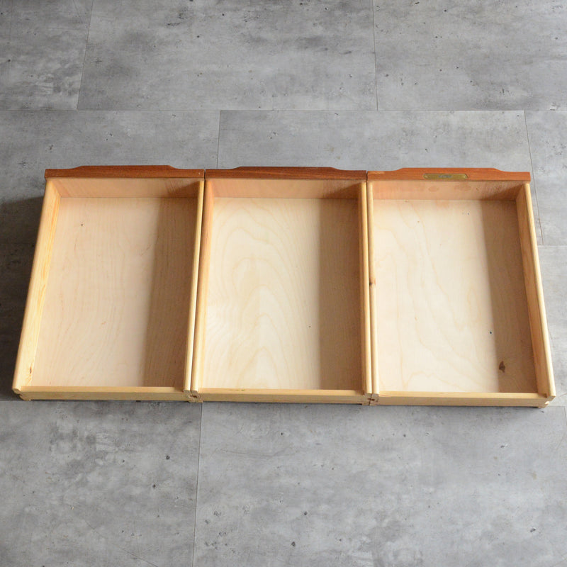 デンマーク ヴィンテージ チークデスク（鍵付） P-10