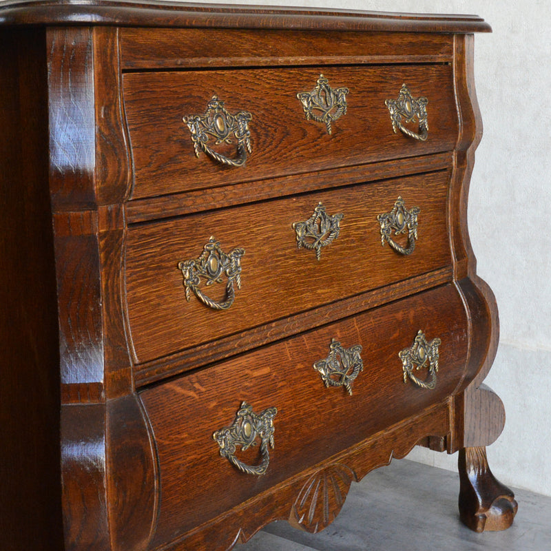 ベルギー クラシック オーク 3段チェスト 05