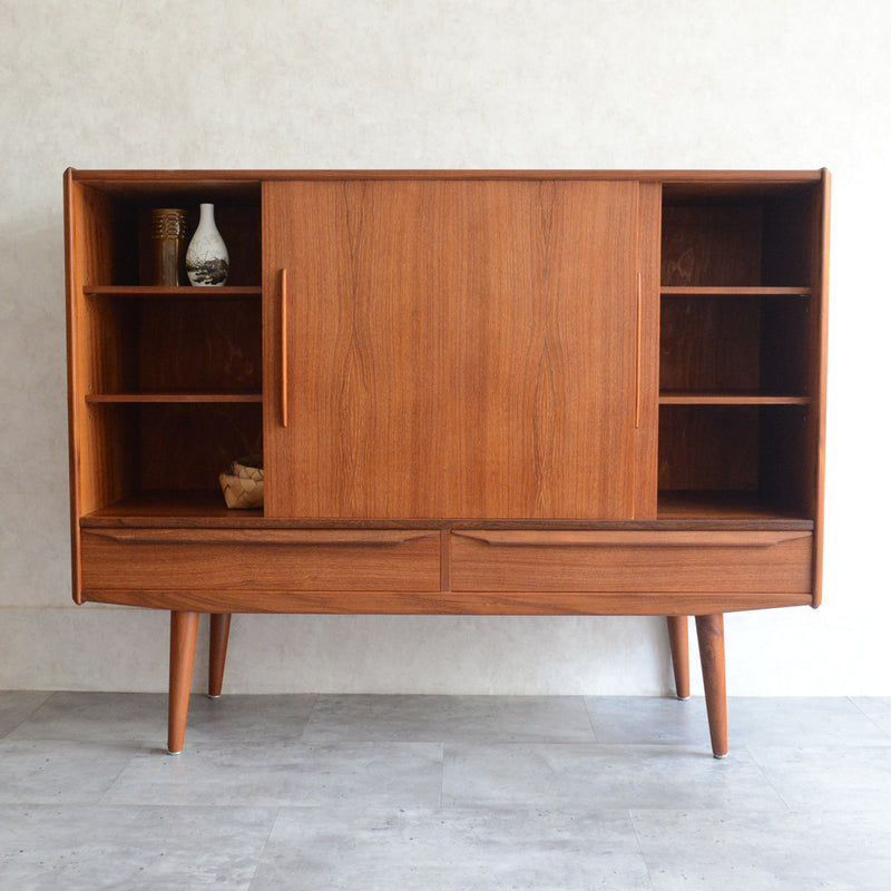 デンマークヴィンテージ チークサイドボード　D-10