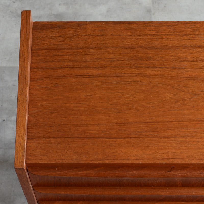 デンマーク ヴィンテージ  チーク３段チェスト 5-25(ウッドオイル仕上)