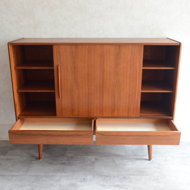 デンマークヴィンテージ チークサイドボード　D-10