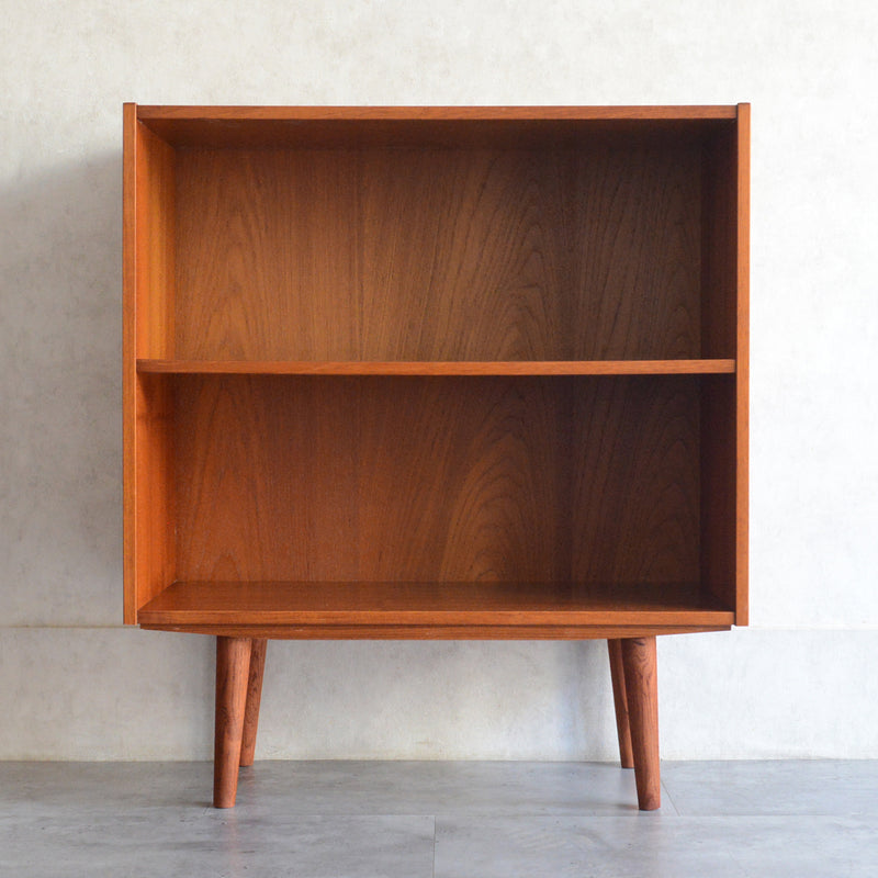 デンマークヴィンテージ チーク２段オープンシェルフ 6-94