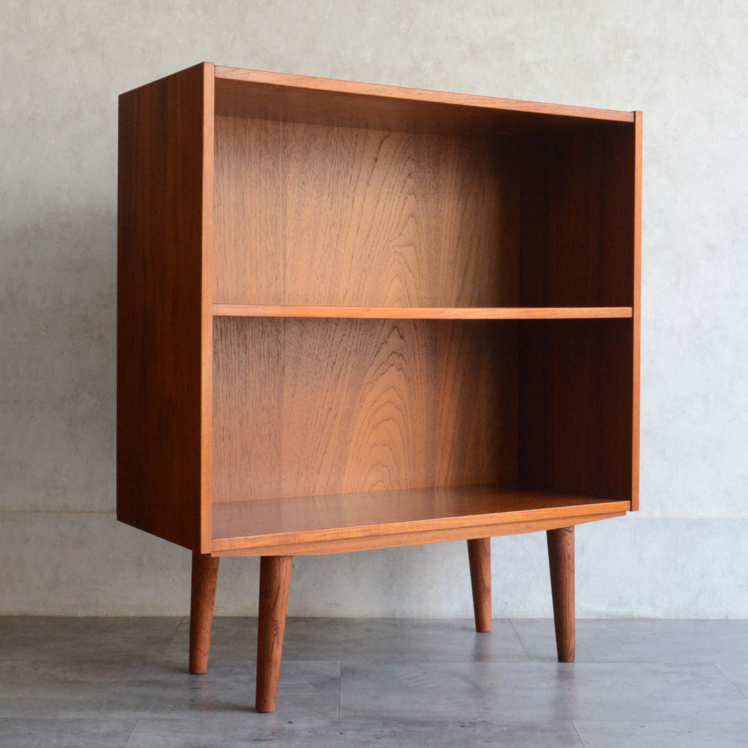 デンマークヴィンテージ チーク２段オープンシェルフ 6-94