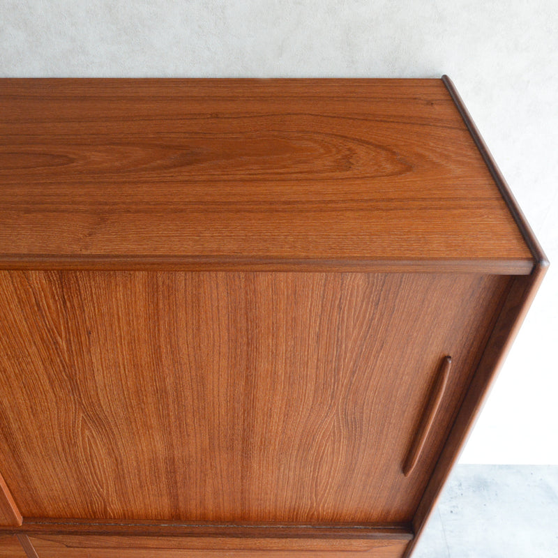 デンマークヴィンテージ チークサイドボード　D-10