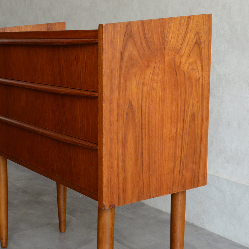 デンマーク ヴィンテージ  チーク３段チェスト 5-25(ウッドオイル仕上)