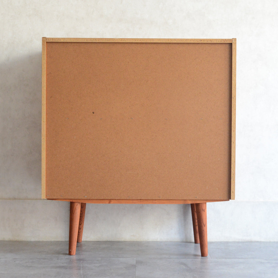 デンマークヴィンテージ チーク２段オープンシェルフ 6-94