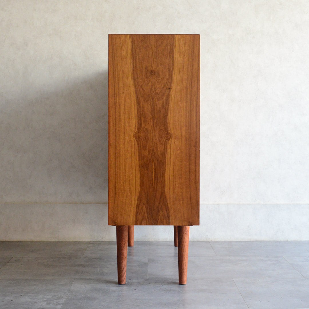 デンマークヴィンテージ チーク２段オープンシェルフ 6-94