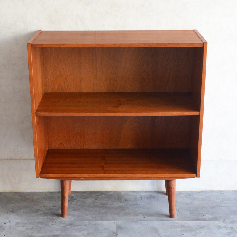 デンマークヴィンテージ チーク２段オープンシェルフ 6-94
