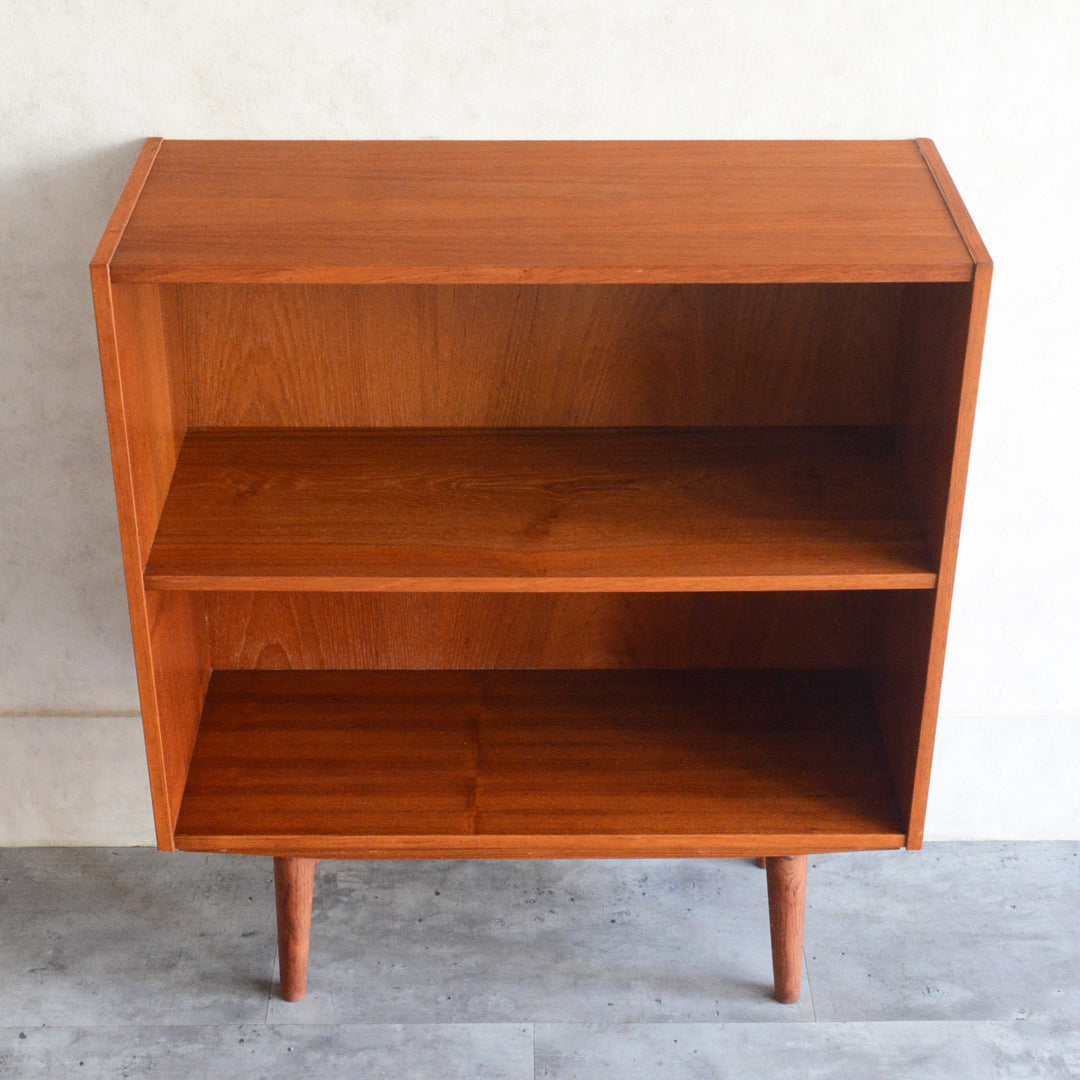 デンマークヴィンテージ チーク２段オープンシェルフ 6-94