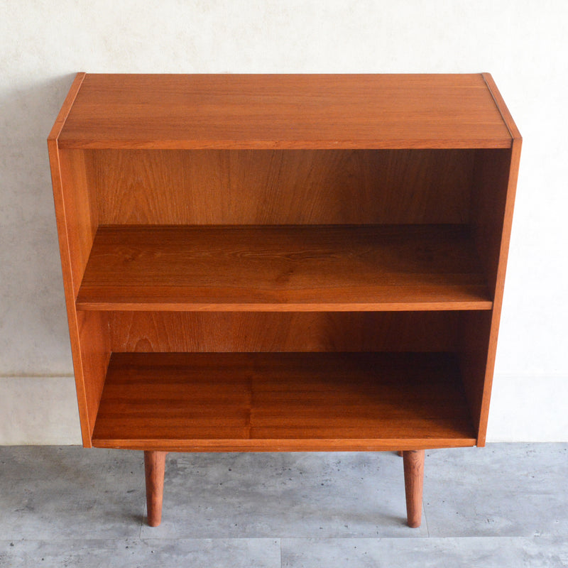デンマークヴィンテージ チーク２段オープンシェルフ 6-94