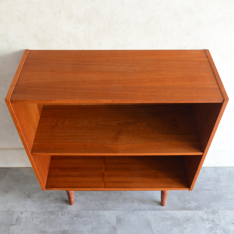 デンマークヴィンテージ チーク２段オープンシェルフ 6-94