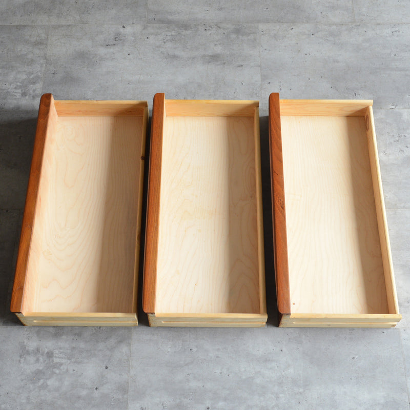 デンマーク ヴィンテージ  チーク３段チェスト 5-25(ウッドオイル仕上)